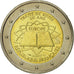 Münze, Frankreich, 2 Euro, Traité de Rome 50 ans, 2007, UNZ, Bi-Metallic