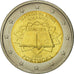 Portugal, 2 Euro, Traité de Rome 50 ans, 2007, MS(63), Bimetaliczny, KM:771