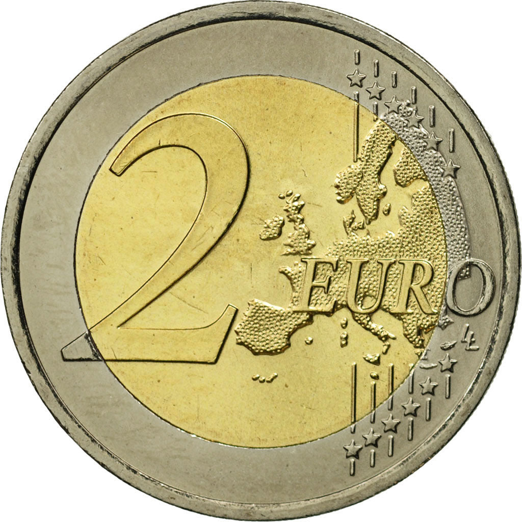 Austria, 2 Euro, Traité de Rome 50 ans, 2007, MS(63), Bi-Metallic, KM:3150