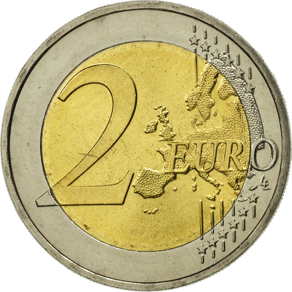 GERMANY - FEDERAL REPUBLIC, 2 Euro, Mecklembourg, 2007, MS(63), Bi-Metallic