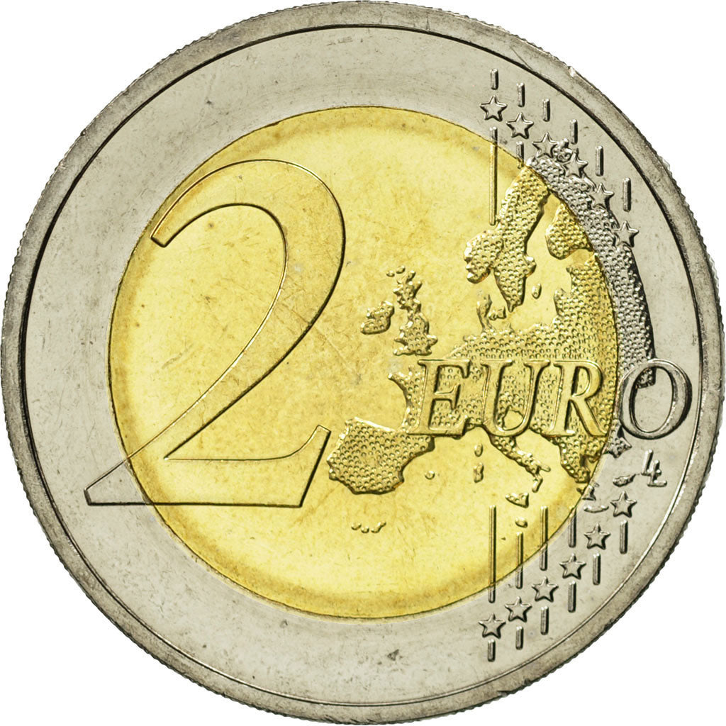 GERMANY - FEDERAL REPUBLIC, 2 Euro, Mecklembourg, 2007, MS(63), Bi-Metallic