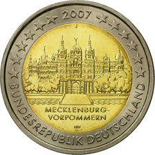République fédérale allemande, 2 Euro, Mecklembourg, 2007, SPL, Bi-Metallic