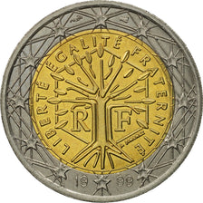 France, 2 Euro, 1999, MS(63), Bi-Metallic, KM:1289