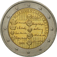 Austria, 2 Euro, State Treaty, 2005, MS(63), Bi-Metallic, KM:3124