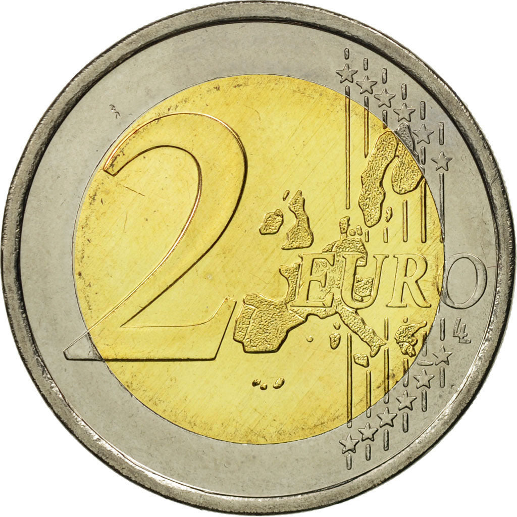 Finland, 2 Euro, 60th anniversary, 2005, MS(63), Bi-Metallic, KM:119