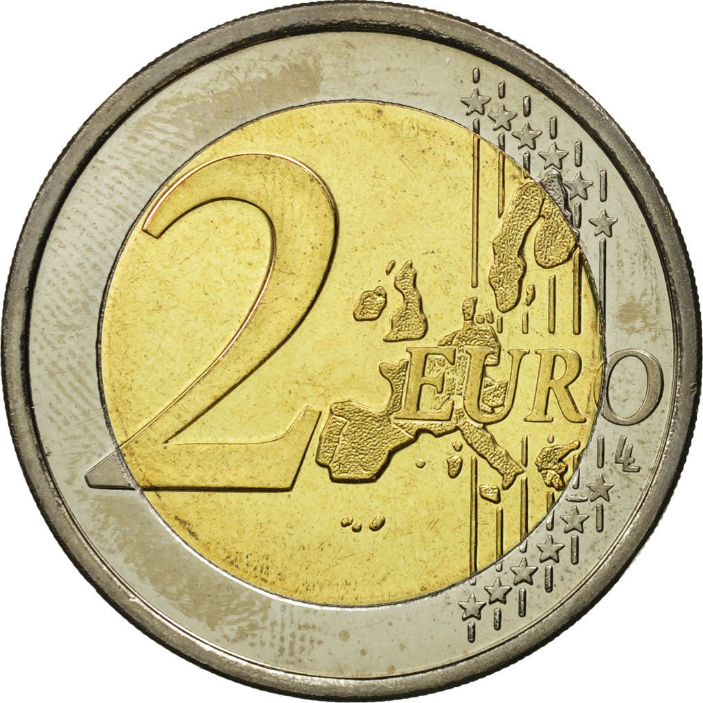 Luxembourg, 2 Euro, Henri, Adolphe, 2005, MS(63), Bi-Metallic, KM:87