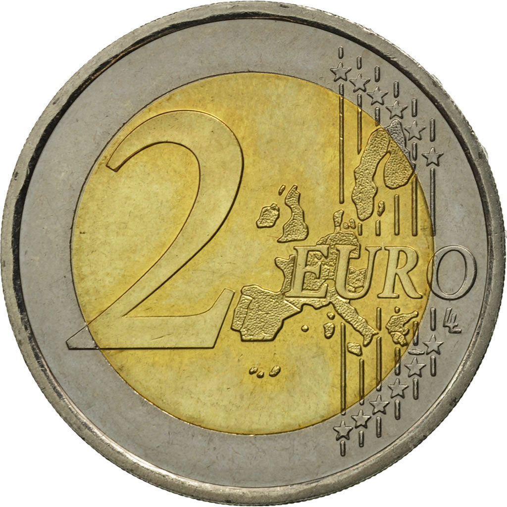 Monaco, 2 Euro, Prince Rainier III, 2003, MS(63), Bi-Metallic, KM:174