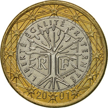 Coin, France, Euro, 2001, MS(63), Bi-Metallic, KM:1288