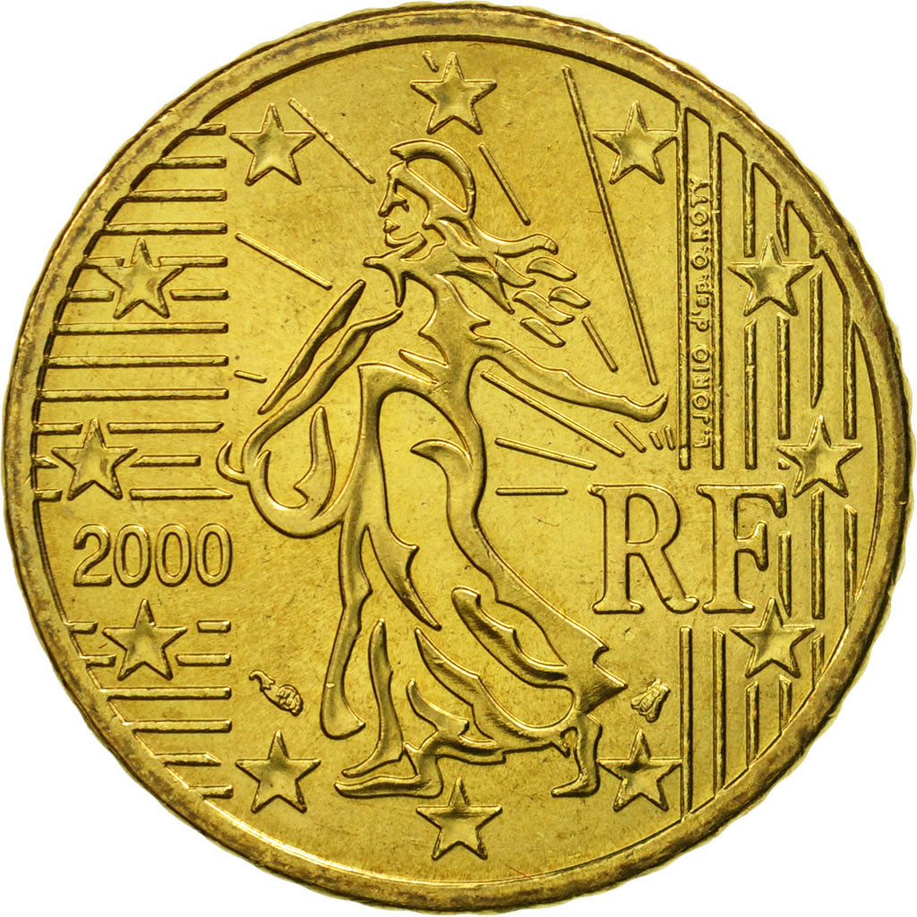 Monnaie, France, 50 Euro Cent, 2000, SPL, Laiton, KM:1287