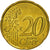 Moneta, Francja, 20 Euro Cent, 2000, Paris, MS(63), Mosiądz, KM:1286