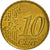 Moneta, Francia, 10 Euro Cent, 1999, SPL, Ottone, KM:1285