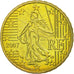 Moneta, Francja, 10 Euro Cent, 2007, Paris, MS(63), Mosiądz, KM:1410
