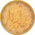 Moneta, Francja, 2 Euro Cent, 2007, Paris, AU(55-58), Miedź platerowana stalą