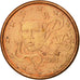 Moneda, Francia, Euro Cent, 2000, EBC, Cobre chapado en acero, KM:1282