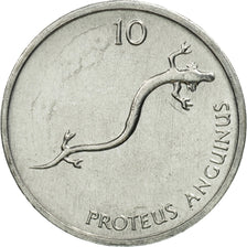 Coin, Slovenia, 10 Stotinov, 1992, MS(63), Aluminum, KM:7