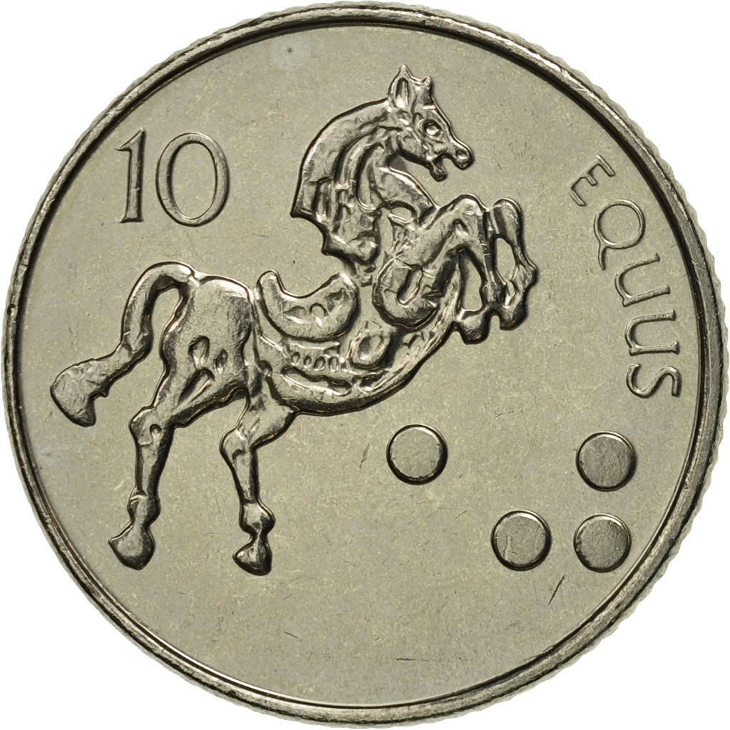 Coin, Slovenia, 10 Tolarjev, 2006, MS(63), Copper-nickel, KM:41