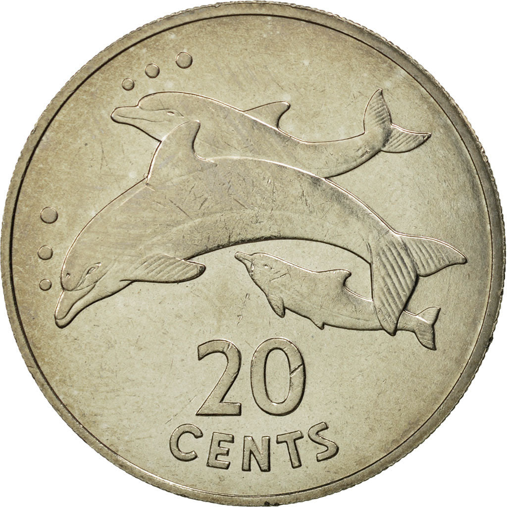 Kiribati, 20 Cents, 1979, British Royal Mint, MS(65-70), Copper-nickel, KM:5