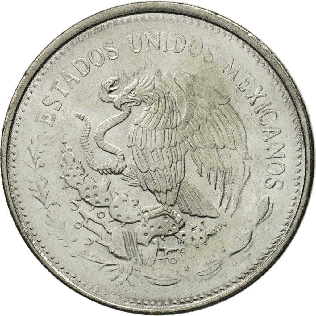 Coin, Mexico, Peso, 1985, Mexico City, MS(65-70), Copper, KM:Pn233