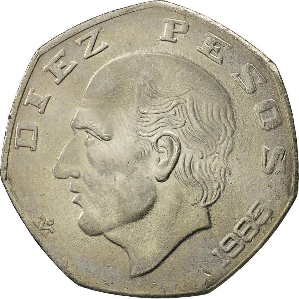 Moneta, Messico, 10 Pesos, 1985, Mexico City, FDC, Rame-nichel, KM:477.2