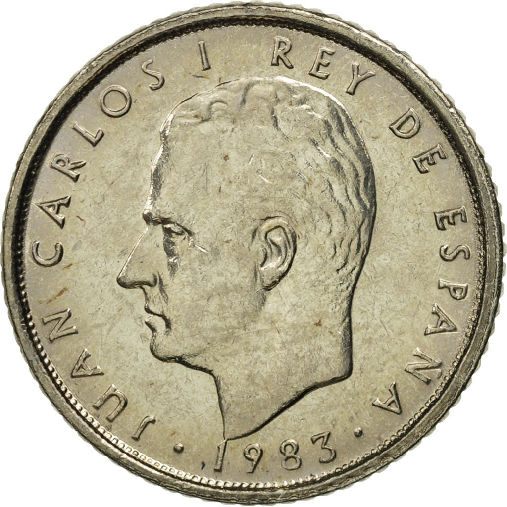 Munten, Spanje, Juan Carlos I, 10 Pesetas, 1983, FDC, Copper-nickel, KM:827