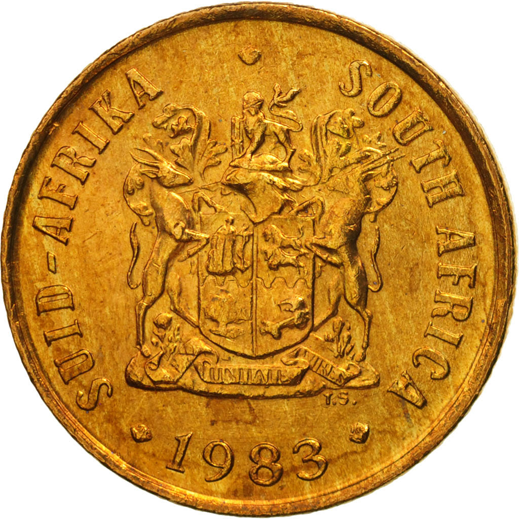 Coin, South Africa, Cent, 1983, MS(65-70), Bronze, KM:82