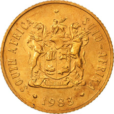 Moneda, Sudáfrica, 2 Cents, 1983, FDC, Bronce, KM:83