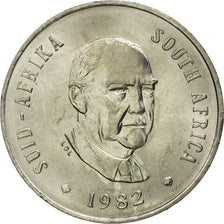 Coin, South Africa, 20 Cents, 1982, MS(65-70), Nickel, KM:113