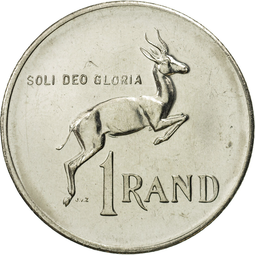 Coin, South Africa, Rand, 1982, MS(65-70), Nickel, KM:115