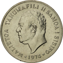 Samoa, 10 Sene, 1974, MS(65-70), Copper-nickel, KM:15