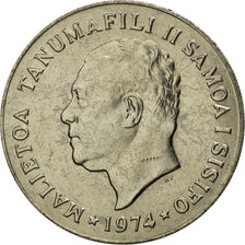 Coin, Samoa, 20 Sene, 1974, MS(65-70), Copper-nickel, KM:16