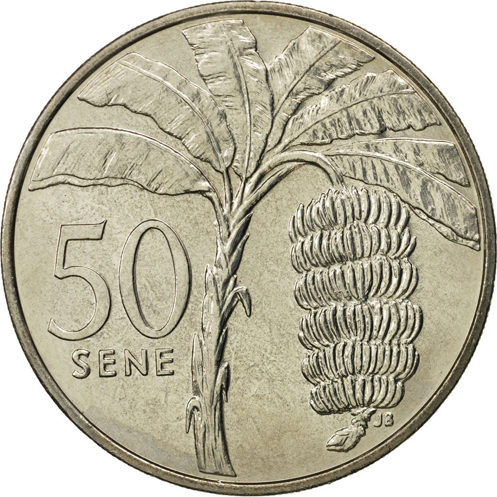 Coin, Samoa, 50 Sene, 1974, MS(65-70), Copper-nickel, KM:17