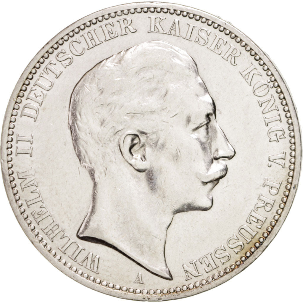 Münze, Deutsch Staaten, PRUSSIA, Wilhelm II, 3 Mark, 1912, Berlin, VZ, Silber