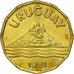 Uruguay, 20 Centesimos, 1981, Santiago, MS(65-70), Aluminum-Bronze, KM:67
