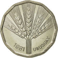 Moneta, Uruguay, 2 Nuevos Pesos, 1981, Santiago, FDC, Rame-nichel-zinco, KM:77