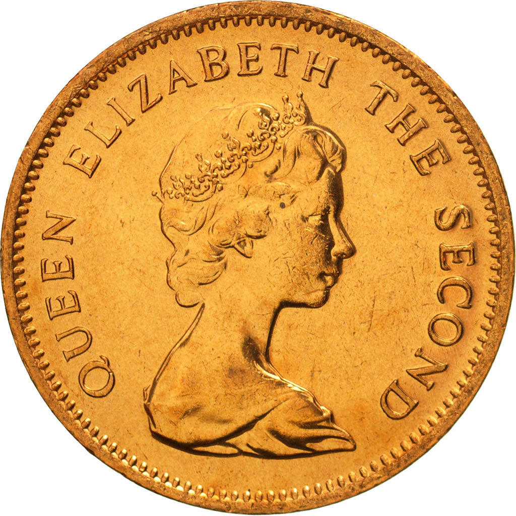 Tuvalu, Elizabeth II, 2 Cents, 1985, British Royal Mint, MS(65-70), Bronze, KM:2