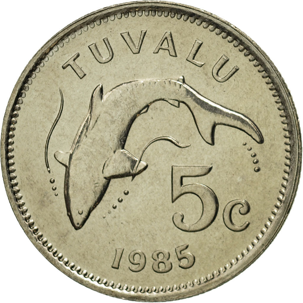 Tuvalu, Elizabeth II, 5 Cents, 1985, British Royal Mint, MS(65-70)