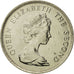 Tuvalu, Elizabeth II, 20 Cents, 1985, British Royal Mint, MS(65-70)