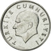 Turkey, 5 Lira, 1987, MS(65-70), Aluminum, KM:963