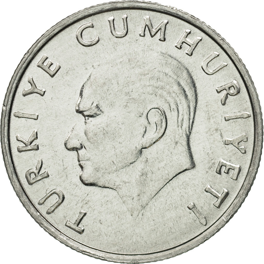 Moneta, Turcja, 10 Lira, 1987, MS(65-70), Aluminium, KM:964