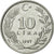 Monnaie, Turquie, 10 Lira, 1987, FDC, Aluminium, KM:964