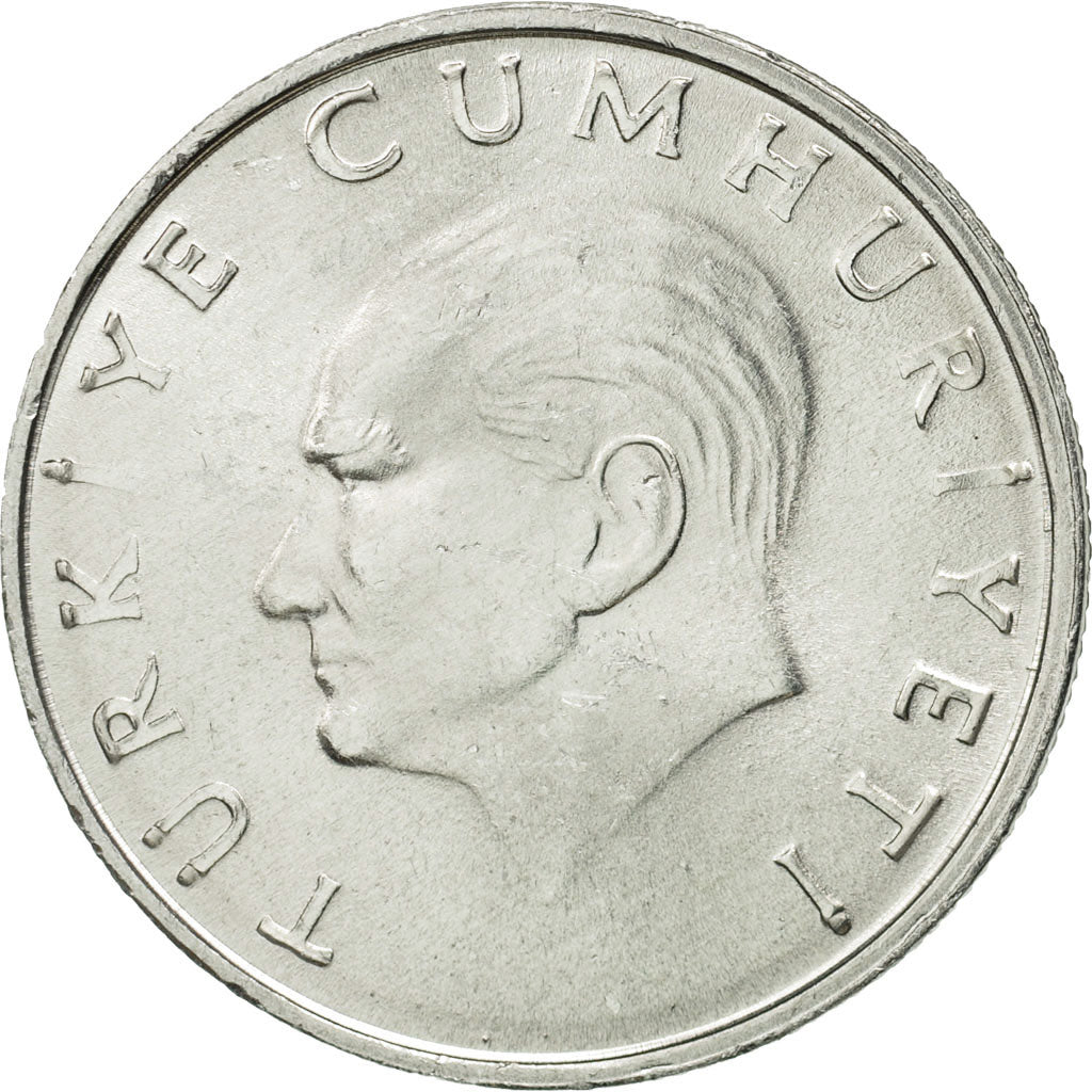 Coin, Turkey, 25 Lira, 1988, MS(65-70), Aluminum, KM:975