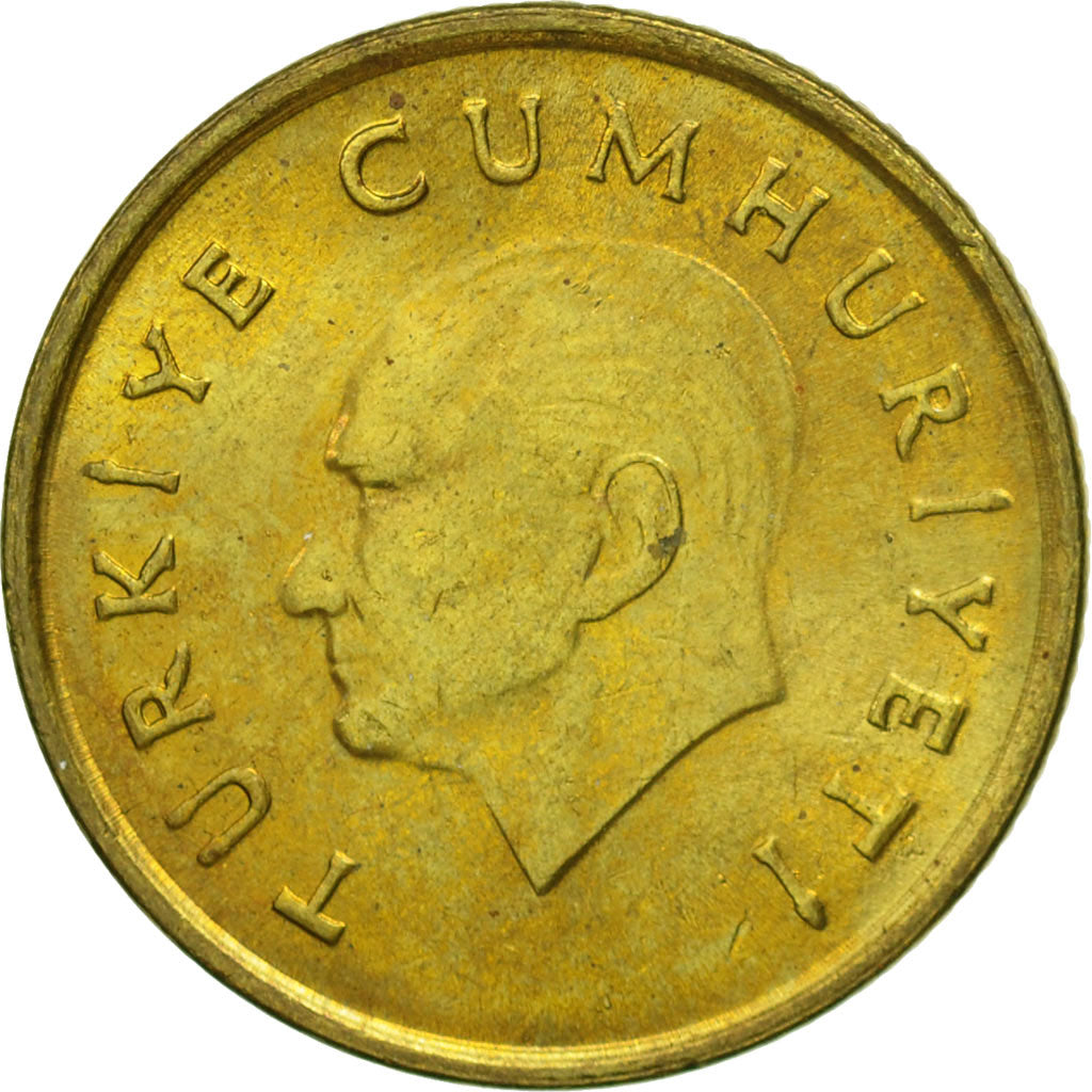 Turkey, 50 Lira, 1989, MS(65-70), Aluminum-Bronze, KM:987