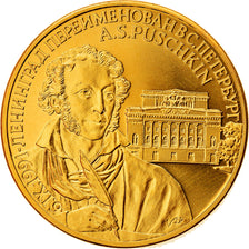 Russie, Médaille, CCCP Russie, A.S.Puschkin, Politics, Society, War, SPL+