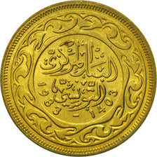 Coin, Tunisia, 20 Millim, 1983, MS(65-70), Brass, KM:307