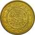 Coin, Tunisia, 50 Millim, 1983, MS(65-70), Brass, KM:308