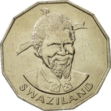 Swaziland, Sobhuza II, 50 Cents, 1981, British Royal Mint, FDC, Copper-nickel