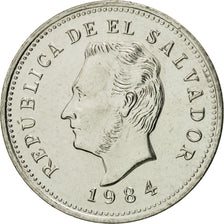 Coin, El Salvador, 5 Centavos, 1984, British Royal Mint, MS(65-70), Nickel Clad