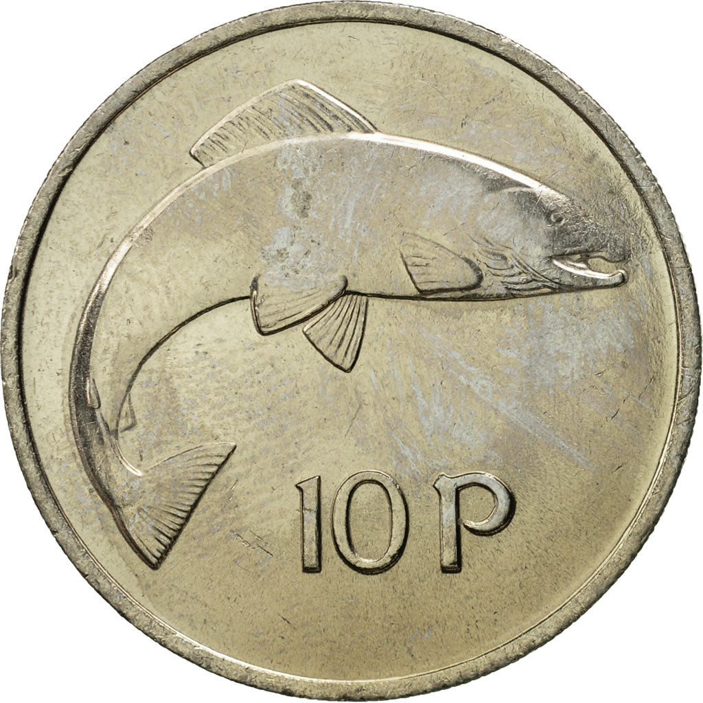 Monnaie, IRELAND REPUBLIC, 10 Pence, 1980, FDC, Copper-nickel, KM:23