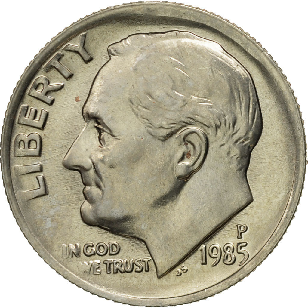 Moneta, Stati Uniti, Roosevelt Dime, Dime, 1985, U.S. Mint, Philadelphia, FDC