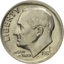 Moneta, Stati Uniti, Roosevelt Dime, Dime, 1985, U.S. Mint, Philadelphia, FDC